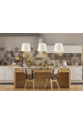 Lampa wisząca do kuchni nad stół SARI - kolor brązowy  Lysne