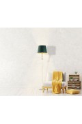 Lampa Designerska  podłogowa z kloszem ze złotym wnętrzem SEUL GOLD  Lysne