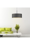 Lampa wisząca do pokoju SINTRA fi - 50 cm - kolor grafitowy  Lysne