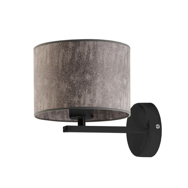 Oświetlenie ścienne z czarnym stelażem TETE  Lysne