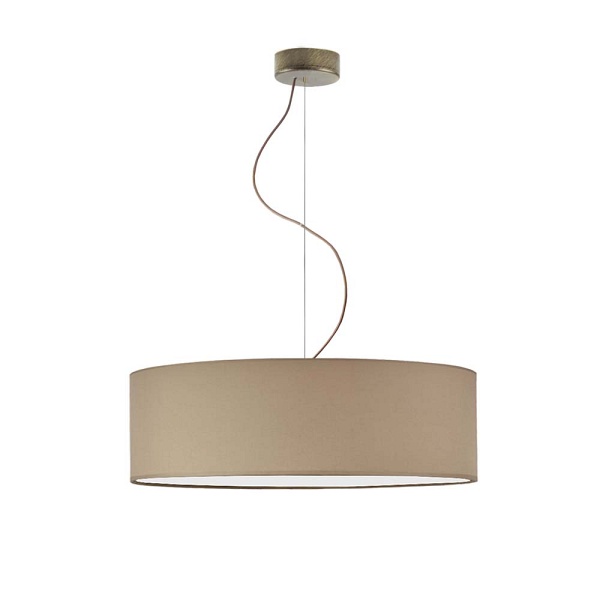 Lampa wisząca do kuchni nad stół HAJFA fi - 60 cm - kolor beżowy  Lysne