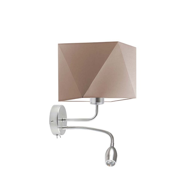 Kinkiet Nowoczesny  ledowy do sypialni KENT  Lysne