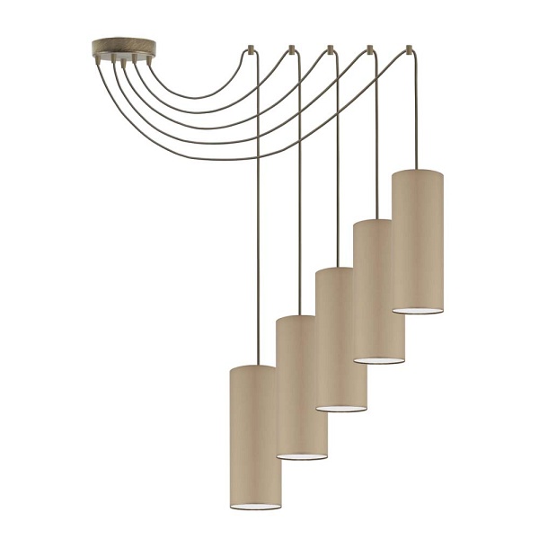 Żyrandol sufitowy pająk VIZELA T5  Lysne