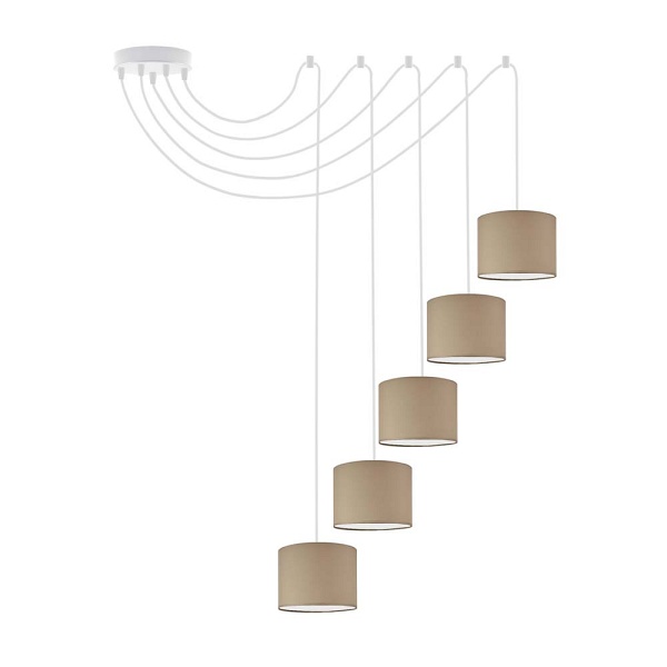 Lampa wisząca do salonu WAIKIKI W5  Lysne