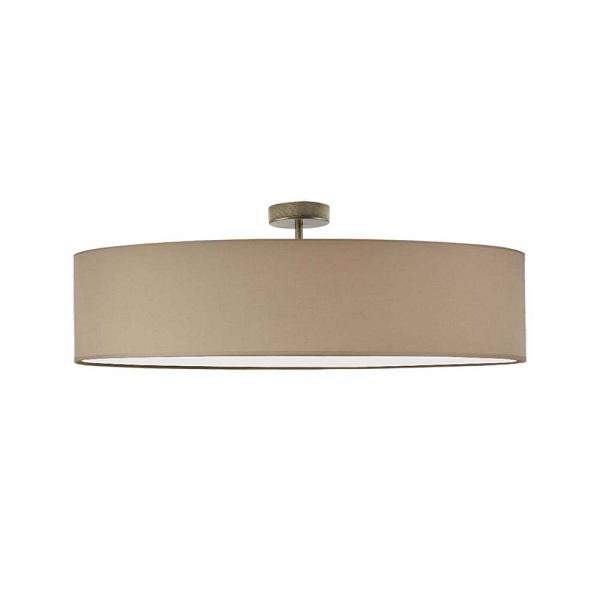 Plafon sufitowy GRENADA  fi - 80 cm - kolor beżowy  Lysne