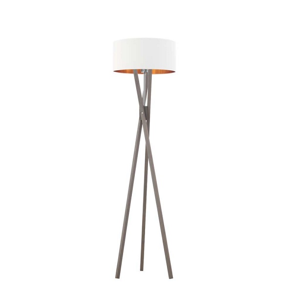 Lampa podłogowa na trzech nogach ELX GOLD  Lysne