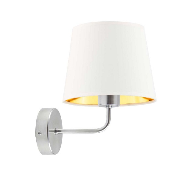 Nowoczesna oprawa ścienna do sypialni RIMINI GOLD  Lysne