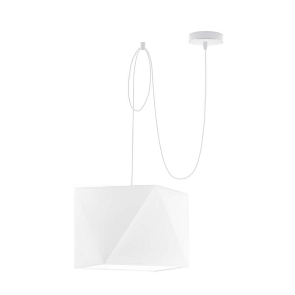 Lampa Biała  wisząca KANO D1  Lysne