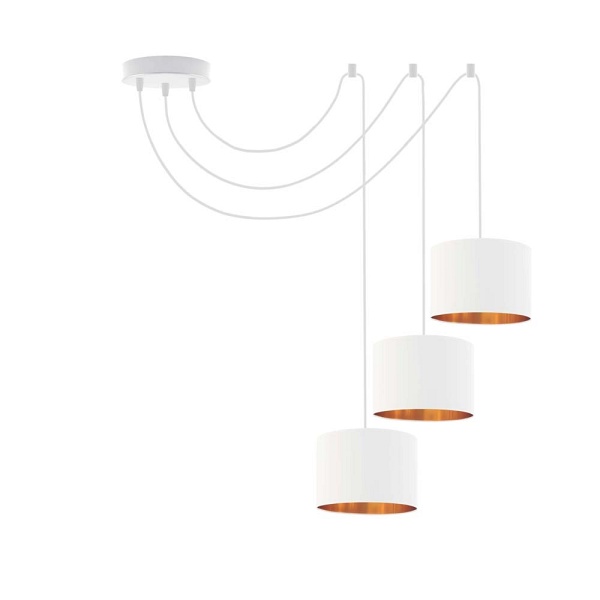 Lampa wisząca typu pająk WAIKIKI W3 GOLD  Lysne