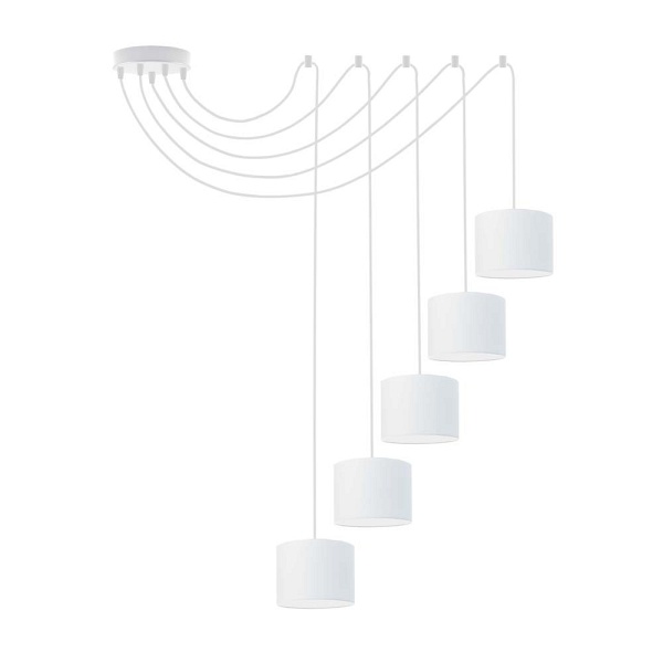 Lampa Biała  wisząca WAIKIKI W5  Lysne