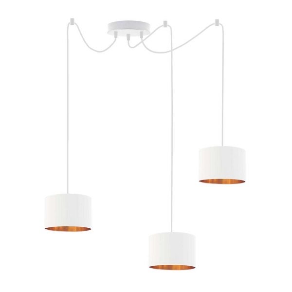 Lampa wisząca typu pająk WAIKIKI W3 GOLD  Lysne