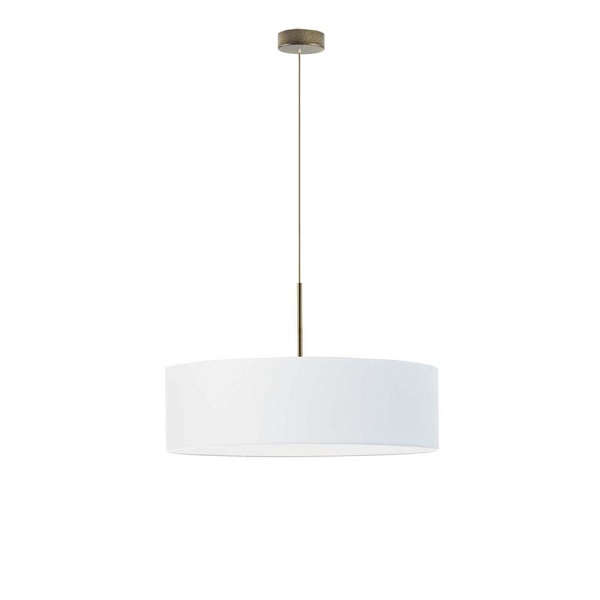 Lampa wisząca z regulacją wysokości SINTRA fi - 60 cm - kolor biały  Lysne