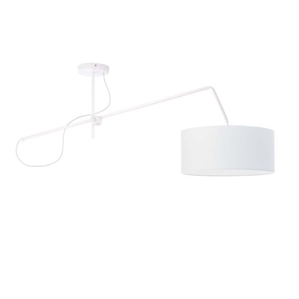 Lampa Biała  wisząca RIO  Lysne