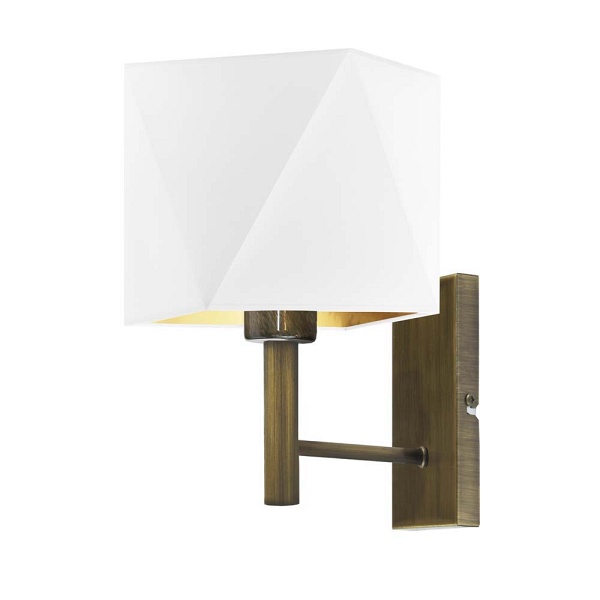 Kinkiet ścienny salonowy MEDAN GOLD  Lysne