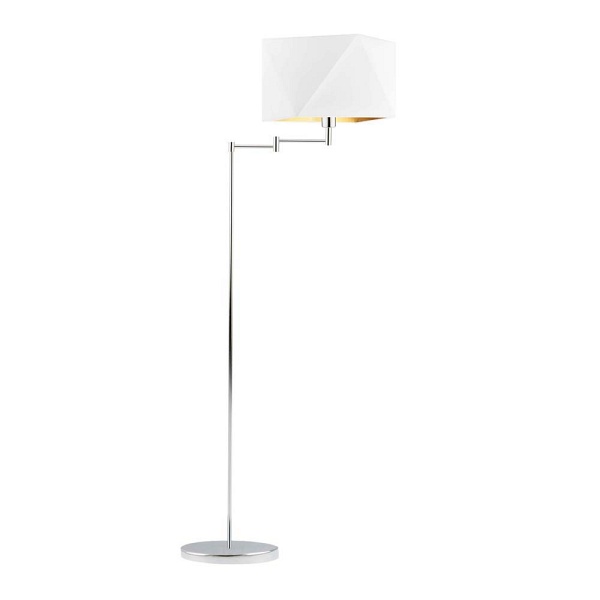 Lampa podłogowa do sypialni VIGO GOLD  Lysne