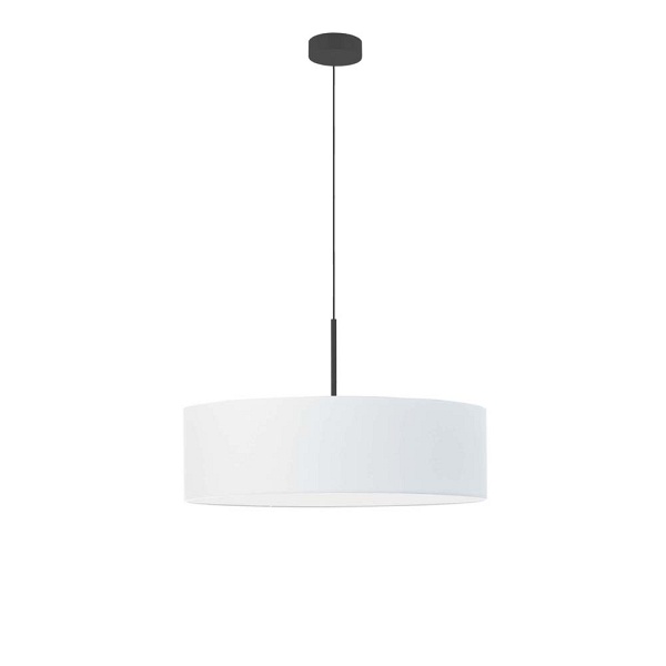 Lampa wisząca z regulacją wysokości SINTRA fi - 60 cm - kolor biały  Lysne