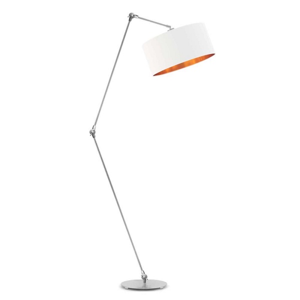 Lampa Nowoczesna  do salonu z włącznikiem nożnym BARI GOLD  Lysne