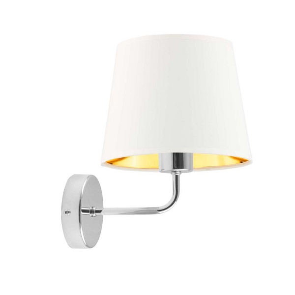 Kinkiet do biura na ścianę RIMINI GOLD  Lysne