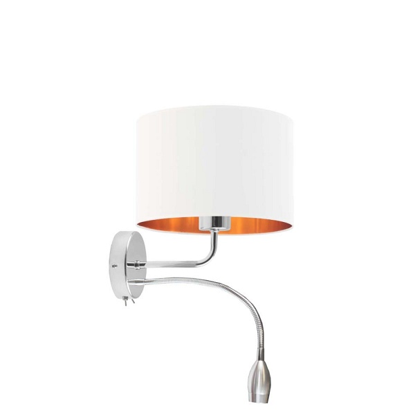 Kinkiet Nowoczesny  do pokoju CAPRI GOLD  Lysne