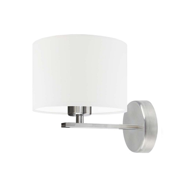 Kinkiet Biały  w stylu skandynawskim MEDELIN ECO  Lysne