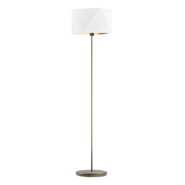 Lampa stojąca do salonu FIDŻI GOLD  Lysne