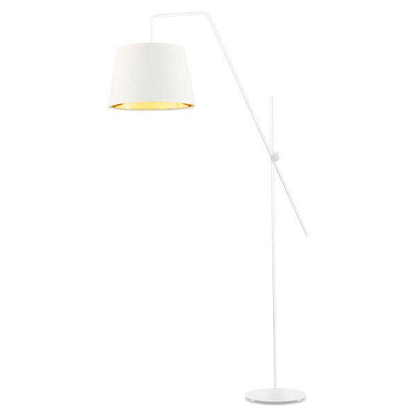 Lampa Nowoczesna  podłogowa do salonu VIGO GOLD  Lysne