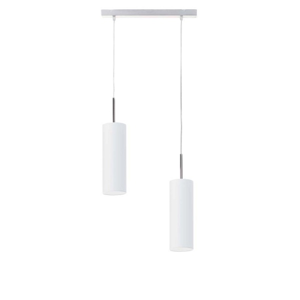 Lampa Biała  wisząca MADERA  Lysne