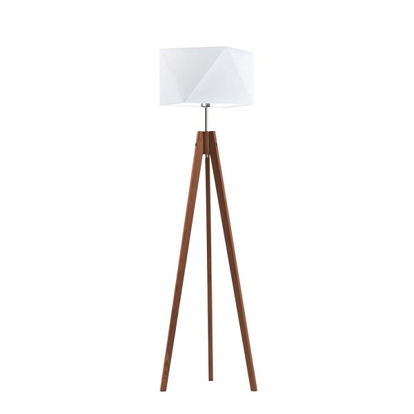 Lampa Drewniana  podłogowa LAGOS  Lysne
