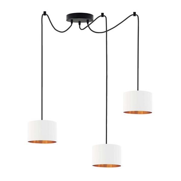 Lampa Nowoczesna  wisząca pająk WAIKIKI W3 GOLD  Lysne