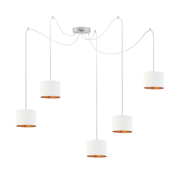 Lampa Wisząca  pająk WAIKIKI W5 GOLD  Lysne