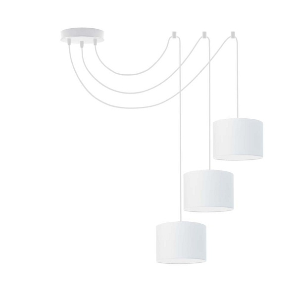 Lampa Biała  wisząca WAIKIKI W3  Lysne