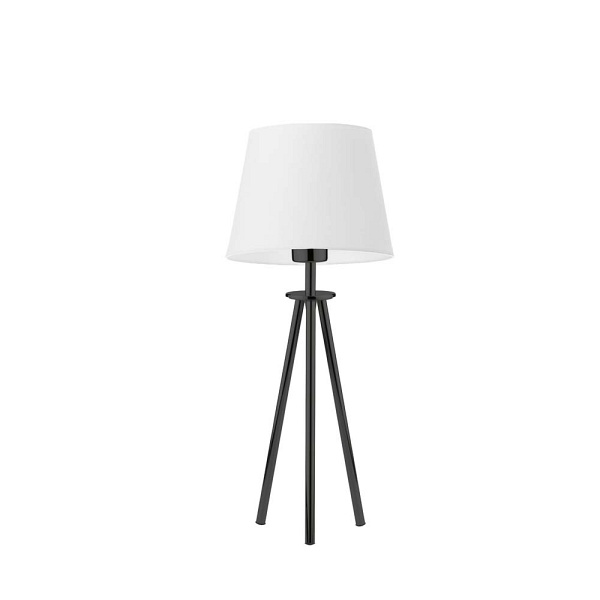 Lampka Czarna  na komodę ASMARA  Lysne