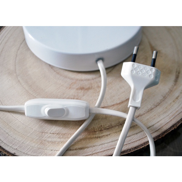 Lampka Biała  biurkowa NICEA   Lysne