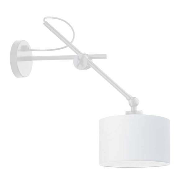 Lampka Biała  na wysięgniku HAMILTON  Lysne