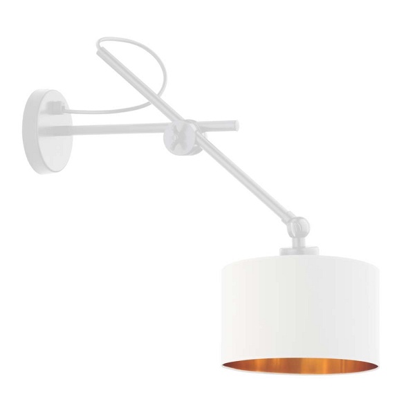 Kinkiet ze złotym wnętrzem HAMILTON GOLD  Lysne