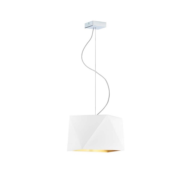 Lampa Biała  wisząca DALI GOLD  Lysne