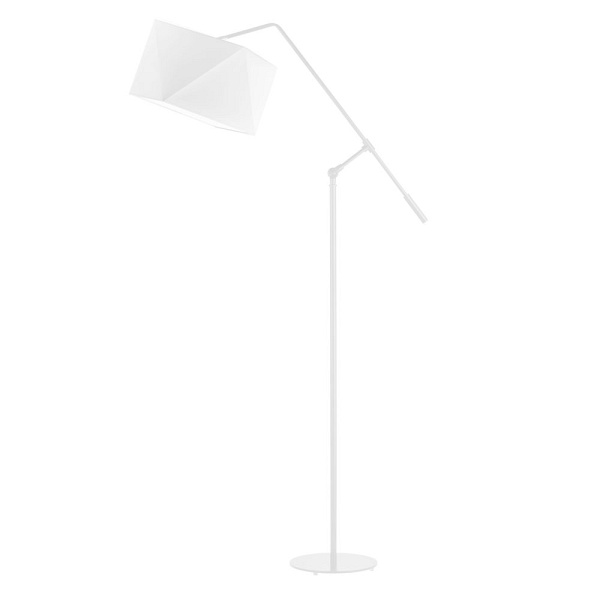 Lampa Biała  stojąca do czytania COLMA  Lysne