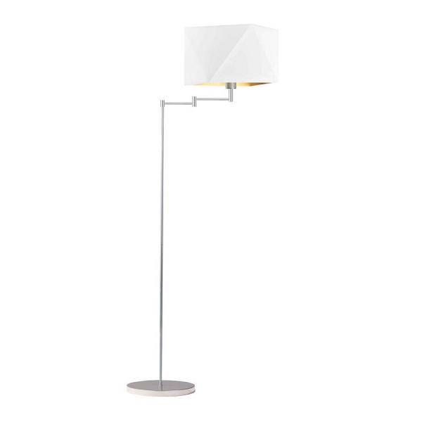 Lampa podłogowa do czytania SANTIAGO GOLD  Lysne