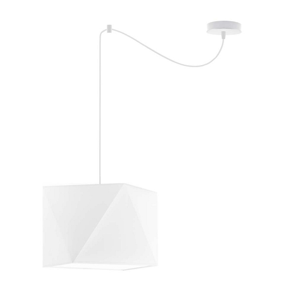 Lampa Biała  wisząca KANO D1  Lysne