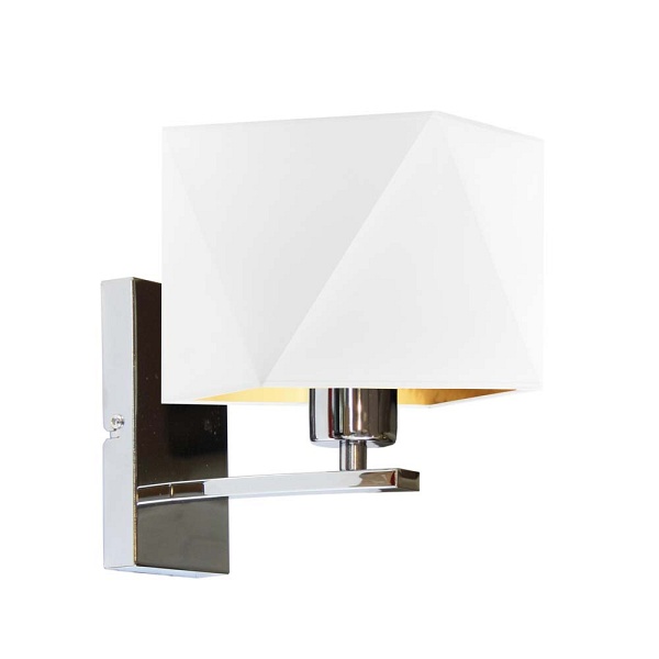 Kinkiet w stylu glamour DALLAS GOLD  Lysne