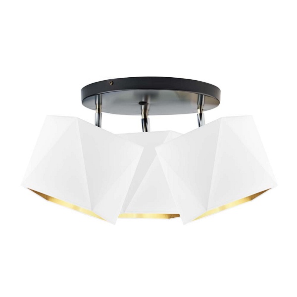 Lampa Nowoczesna  sufitowa MINORKA GOLD  Lysne