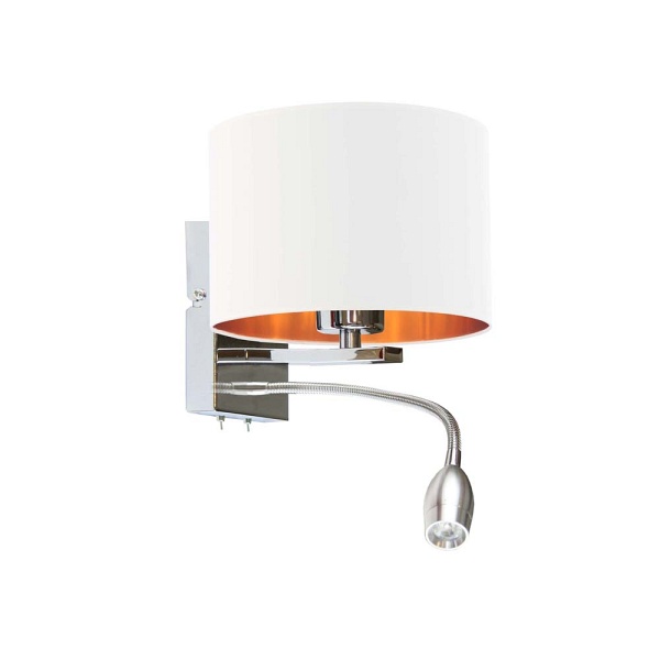 Kinkiet do  czytania w sypialni SENEGAL GOLD  Lysne