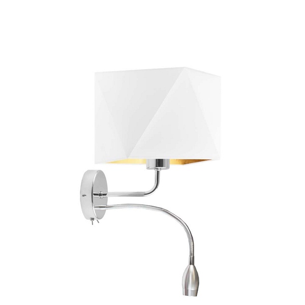 Kinkiet w stylu glamour KENT GOLD  Lysne