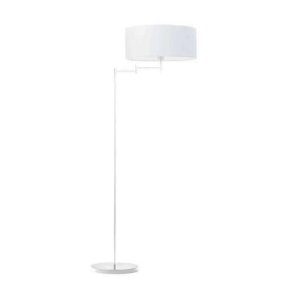 Lampa stojąca do czytania z regulacją kąta padania światła MANILA GOLD  Lysne