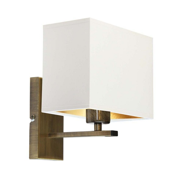 Kinkiet Prostokątny  MALAGA GOLD  Lysne