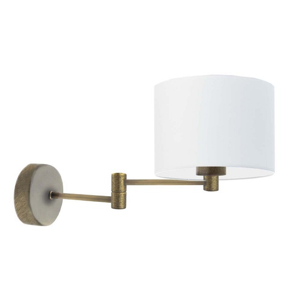 Kinkiet Czarny  z regulowanym ramieniem BRAGE  Lysne