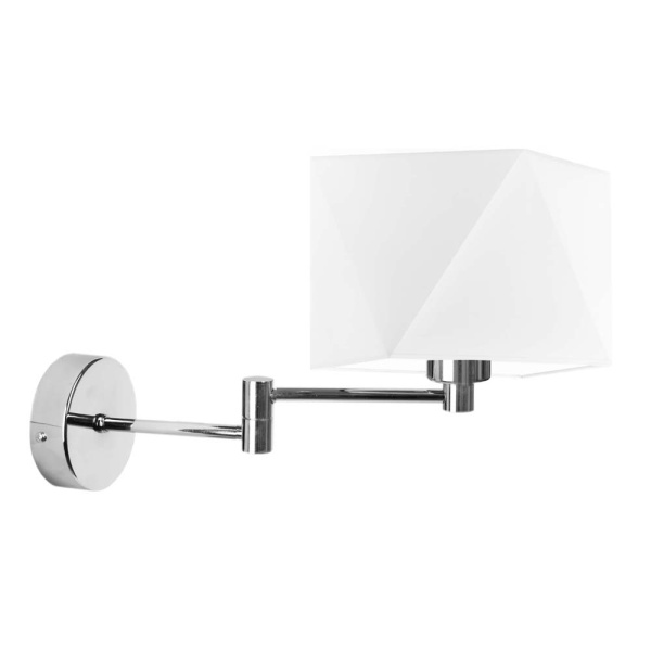 Kinkiet Biały  w stylu skandynawskim HANOI  Lysne