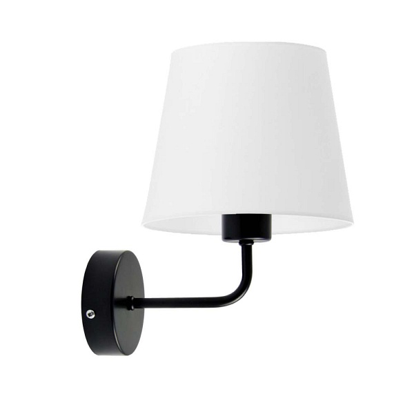 Lampa Biała  ścienna RIMINI  Lysne