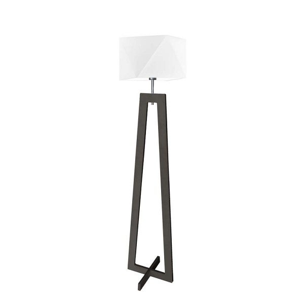 Lampa stojąca drewniana BAKU  Lysne