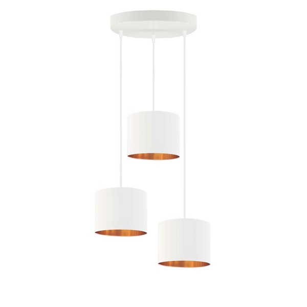 Lampa wisząca do salonu PUEBLO GOLD  Lysne